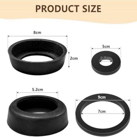 Joint En Cuir Pour Pompe A Eau Type 75 - Diametre 53 mm 20 mm 4 mm - Pour Pompe A Piston En Laiton - Usage Jardin Et Extérieur - 2 (1/5)