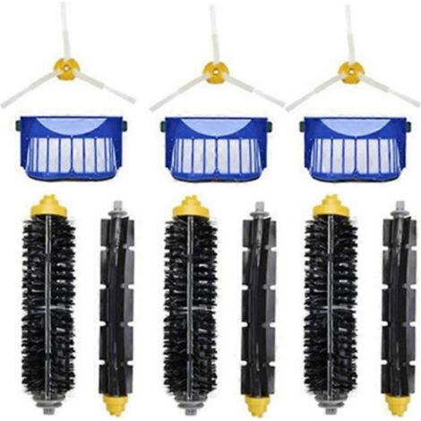 Accesorios para aspiradoras robot compatibles con la serie iRobot Roomba 600: filtro, cepillo lateral