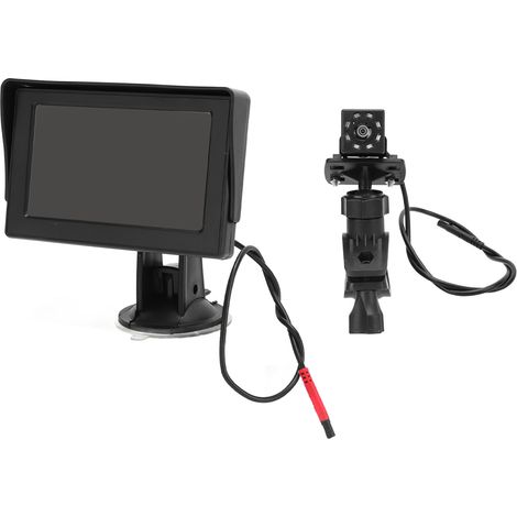 Écran HD 4,3 pouces Moniteur pour Siège Bébé, Caméra Arrière Étanche DC 12V, Enregistreur de Voiture pour Auto, Camion, SUV (1/5)