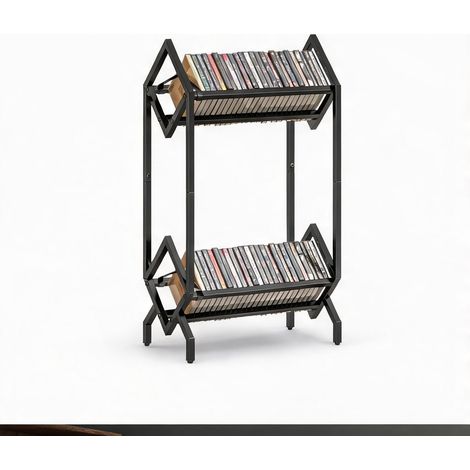 Meuble de rangement de bureau nero en metallo 45,2 x 25,4 x 80 cm (1/5)