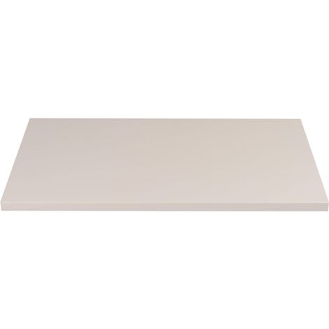Saniclass Torino Plan vasque - 80.5x46x2.5cm - solid surface - blanc cassé