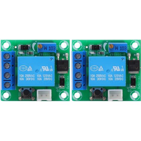 Panneau de Protection contre les sous-tensions de batterie, 2 pièces, PCB, Module de coupure faible 10MA 12V (1/4)