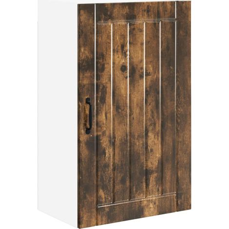 Maison Exclusive - Meuble mural LUCCA Chêne fumé 50 x 31 x 80 cm Bois d'ingénierie