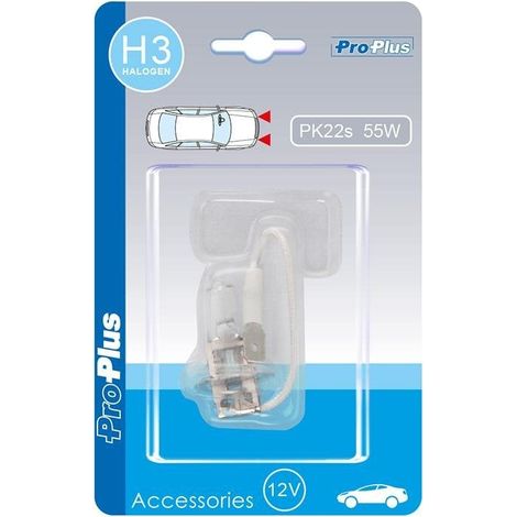 Lampadina per auto 12V 55W PK22s H3 in blister