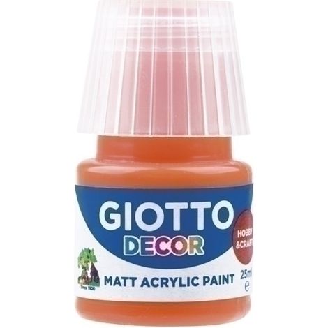 PINTURA ACRIL.GIOTTO 25 ml NARANJA - Pack de 6 unidades