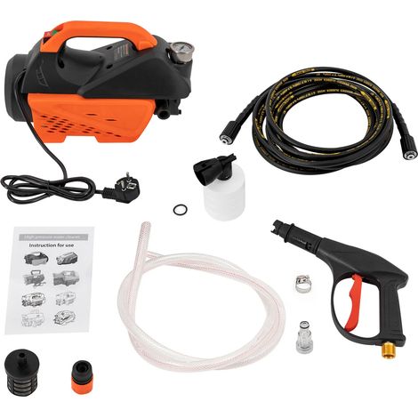 Elektrischer Hochdruckreiniger DREI Reinigungsmodi Automatische Autowaschanlage Spritzpistole 220V 10l/Min Schaumpistole für Auto Gärten,Weiden, Schwimmbädern