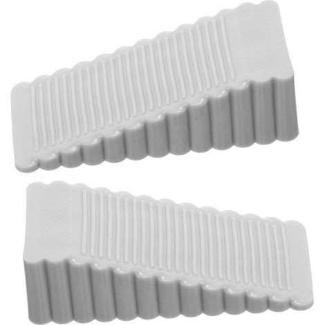 2 Pieces Protector Silicone Bottom Pieces Silent Wedge Door Home Stop