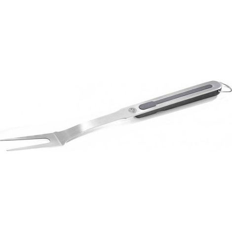 Gefu tenedor para barbacoa plateado ergonómico 45,5 cm