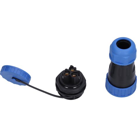 Wasserdichter Stecker mit Rückmutter, Luftfahrt-Stromanschluss, Industrieadapter 250 V 45 A LP283-polig (1/5)