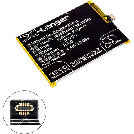 NX - Batterie téléphone, smartphone, GSM pour BBK 3.85V 3150mAh - B-D9 (1/2)