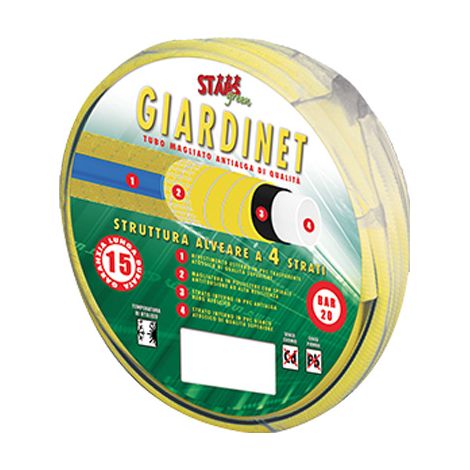 TUBO IRRIGAZIONE MAGLIATO GIARDINET STARS  MM 15 5/8 MT 15