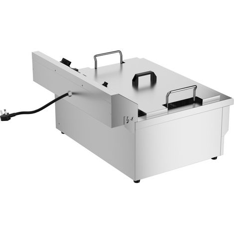 Friteuse électrique de table 25 litres avec robinet de vidange - Combisteel (1/5)