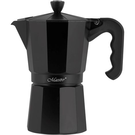 Maestro MR 1666 9 Tasses Cafetière Italienne Noire (1/5)