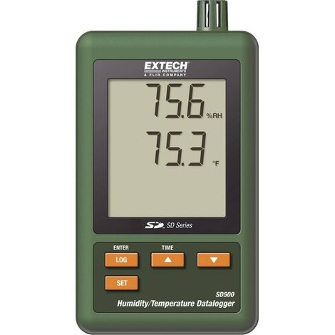 Extech SD500 higrómetro-termómetro negro medición temperatura humedad