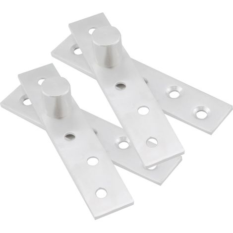 Lot de 2 charnières pivotantes de porte, 95 x 20 mm (1/4)