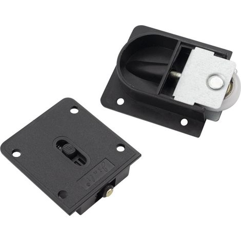 Roulette coulissante pour porte d'armoire en plastique