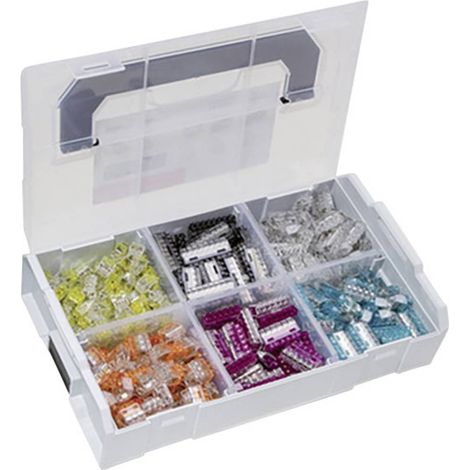 Assortiment de bornes pour boîte de dérivation HellermannTyton Helacon 148-90046 flexible: 1-2.5 mm² rigide: 0.5-2.5 mm