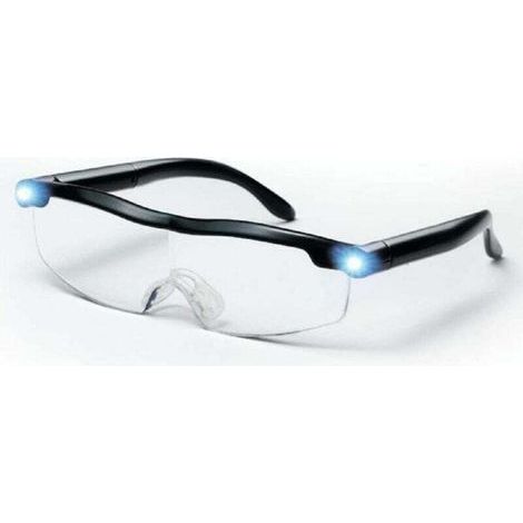 Lunettes de Lecture - Loupe de Vision puissante avec lumière LED, grossissement de 160%, pour Lecture,Tous Les Travaux de Précision,Réparations,Couture, Montres et Artisanat (1/4)