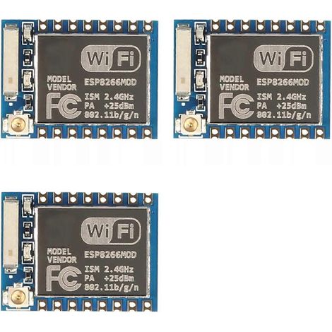 3X ESP8266 Port série Wi-Fi Modèle Télécommande sans fil Wi-Fi Modèle ESP-07 Stockage 1 Mo (1/5)