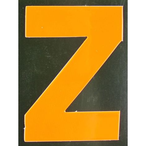 Conacord Reflektierender Klebebuchstabe Z orange Z Klebebuchstaben & Zahlen (1/2)