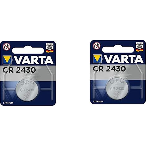 .2 pile Varta CR 2430.
.
.