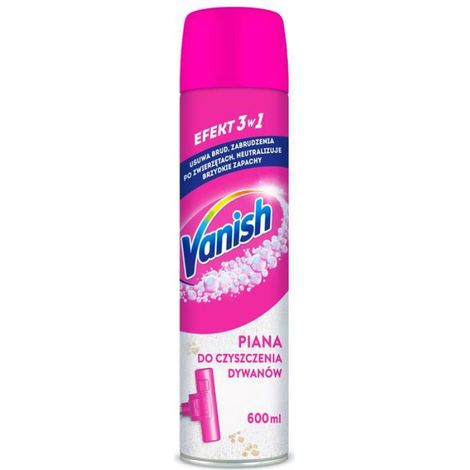 Mousse Pour Tapis Et Tissus D'ameublement - 600 ml - Nettoyage En Profondeur - Élimination Des Odours Et Poils D'animaux - Pour Intérieur (1/2)