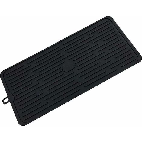 Silikon-Abtropfmatte für Geschirr, 47 x 21 cm, Silikon-Abtropfmatte, Silika