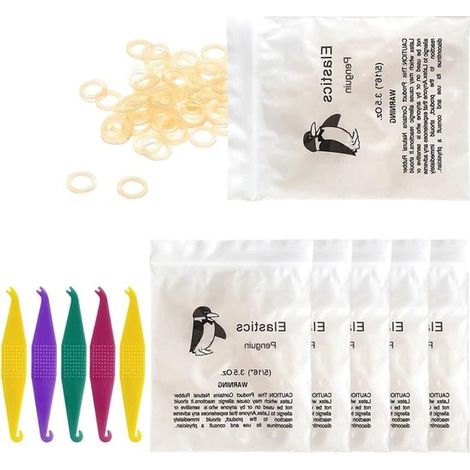 Élastiques orthodontiques de qualité supérieure (500 pièces) - Élastiques dentaires avec 5 positionneurs - Multifonctionnels