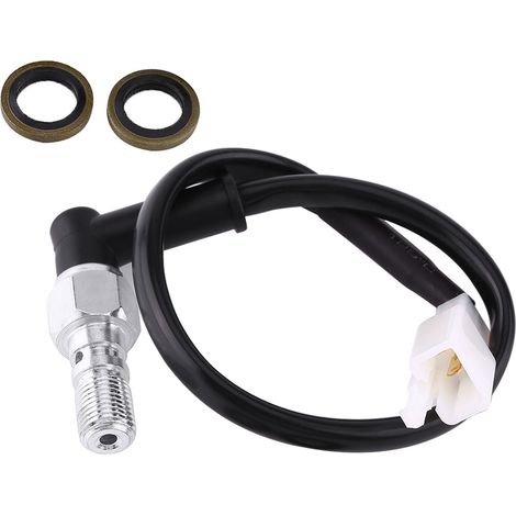 Interrupteur de Feu Stop Hydraulique Universel pour Moto, Boulon Creux de Frein (M10 x 1.25) (1/5)