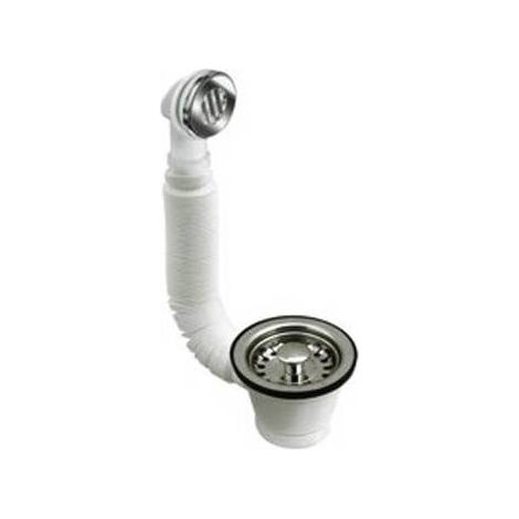 PILETTA CANESTRINO PER LAVELLI ACCIAIO INOX TONDO