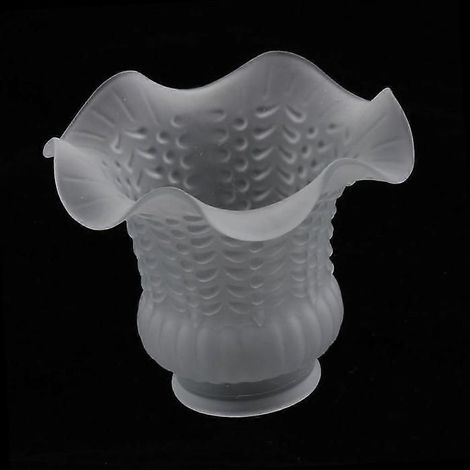 Abat-jour E27 en verre transparent pour ventilateur de plafond, lustre et applique murale (1/5)
