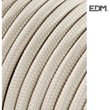 EDM Elektrokabel Weiß 2 x 0,75 mm 5 Meter