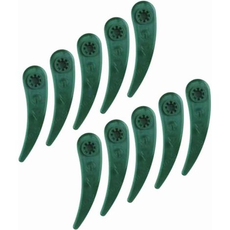Lames de rechange en plastique pour tondeuses à gazon Bosch Art 23-18 Li/26-18Li, 10 x 83 mm