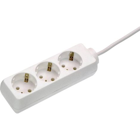 AS Schwabe 11331 Multipresa Bianco Schuko 1 pz.