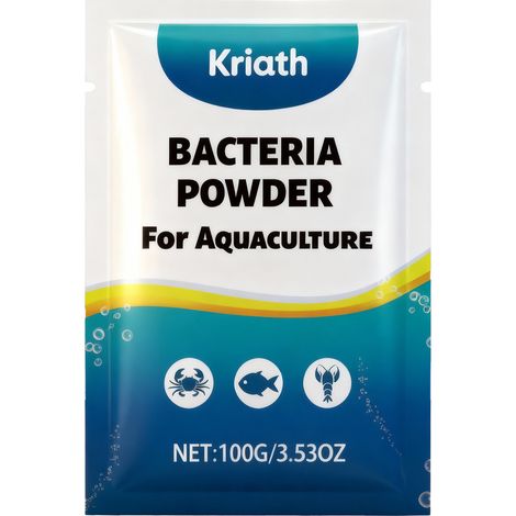 Poudre bactérienne pour l'aquaculture, destinée à réguler l'environnement de l'eau, améliorer les sédiments de fond et réduire les odeurs - 100 g (1/5)
