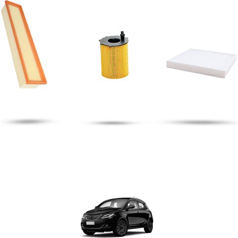 Kit tagliando 3 filtri compatibile con Chrysler Ypsilon 1.2 51kw dal 2011 (1/5)