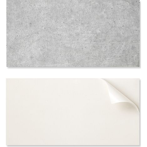 Baldosas autoadhesivas de PVC con estampado, perfectas para el pasillo, con textura de hormig贸n visto, 6x60x30 cm.