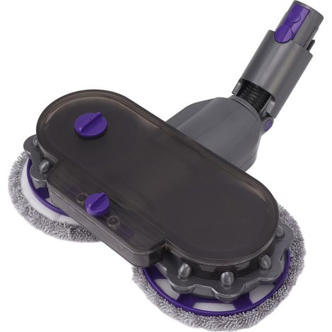Tête de balai électrique avec 4 lingettes, sèches et humides, pour V7 V8 V10 V11 V12 V15 (1/4)
