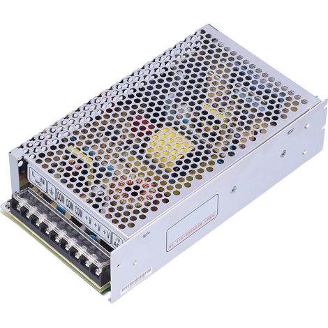 Alimentation à découpage stable DC 12V 5A pour bande LED, ordinateur, projecteur, caméra, moniteur AC 240V S-200-12 (1/5)
