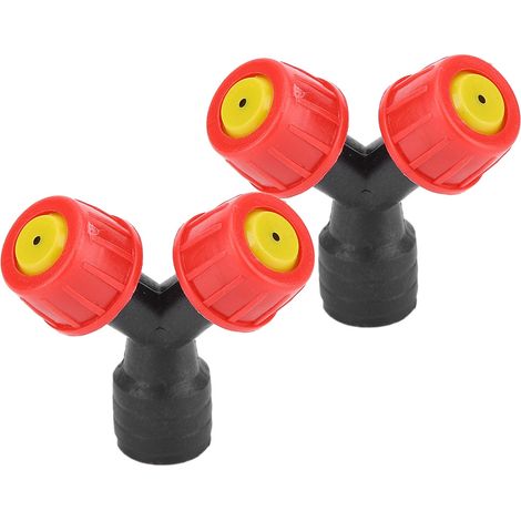 Buse d'arrosage en plastique en forme de Y, atomiseur, pour l'irrigation de jardin, filetage femelle G1/4'' (2 pièces) (1/5)
