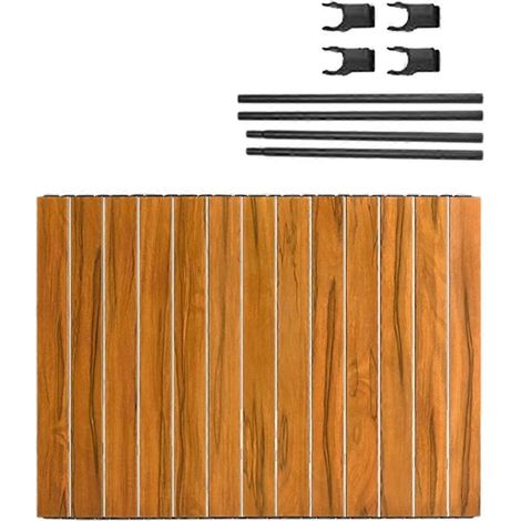 Tragbare, klappbare Tischplatte, Holzfarbe, 20 cm (8 Zoll) (1/5)