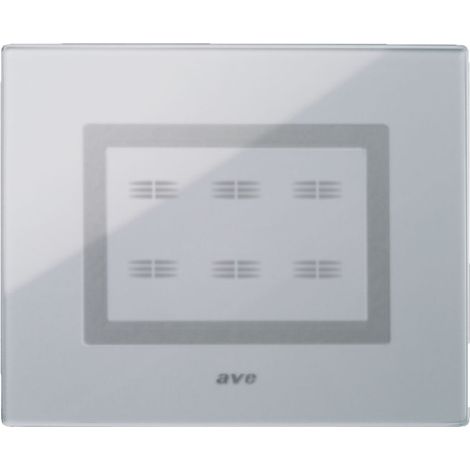 Placca Veratouch Grigio Argen. 6Com AVE 44PVTC16GO
