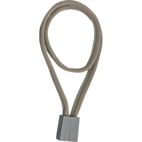 JONQUERA - Embrasse rideau textile aimantée sans perçage Coloris - Taupe