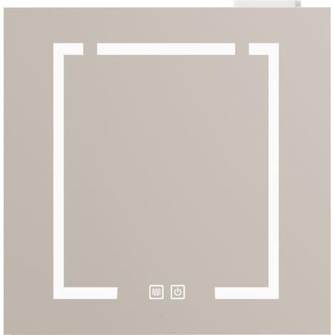 Armoire miroir LED 60 cm avec rangement mural pour salle de bain, salon et chambre (1/5)