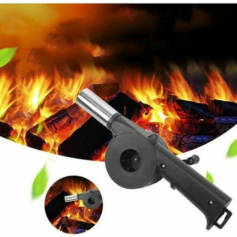 Ventilat De Barbecue Souffl D'Air Allume-Feu Rapide Portable Mini Manivelle Manuelle Pour Pique-Nique En Plein Air Camping Cuisson Barbecue Grils À Charbon De Bois Accessoires De Poêle (1/5)