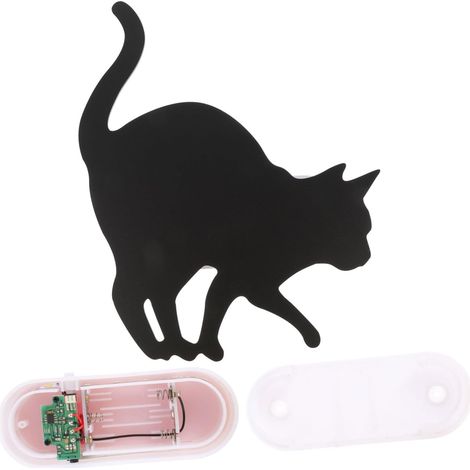 Lampe Murale LED Chat Design avec Capteur Sonore et Lumière (1/5)