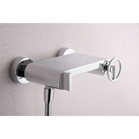 Imex - Grifo Monomando Ducha y Bañera Cromado Serie Olimpo