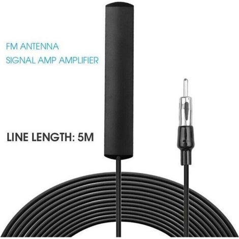 Antenne FM Pare-Brise Universelle pour Voiture Camion et Utilitaire Installation Discrète Facile - (1/4)