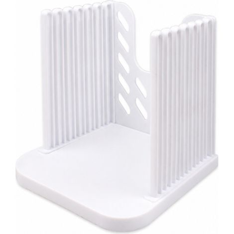 Trancheuse à pain réglable, coupe-pain pliable pour pains faits maison, blanc, plastique ABS (1/4)