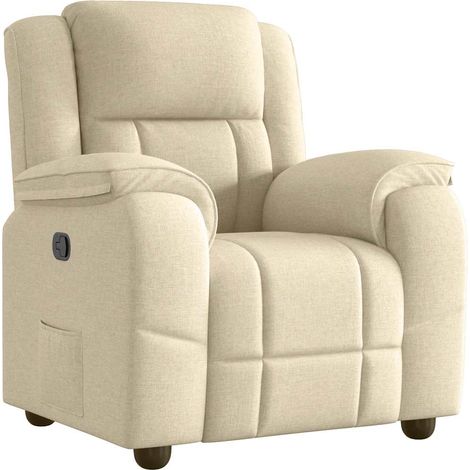 Maison Exclusive - Relaxsessel Creme Stoff